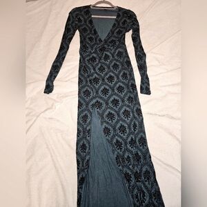 Forever 21 Boho Bodycon Contour Maxi Dress